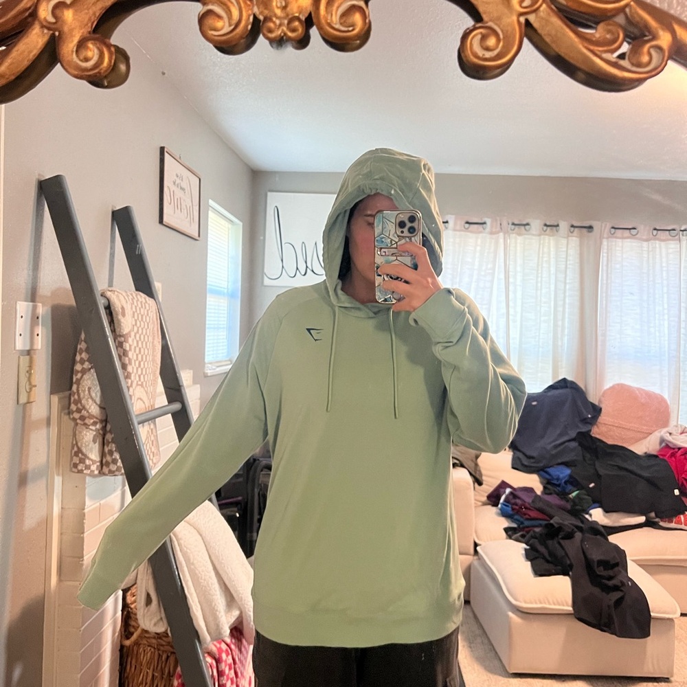 Men's Green gymshark Hoodie